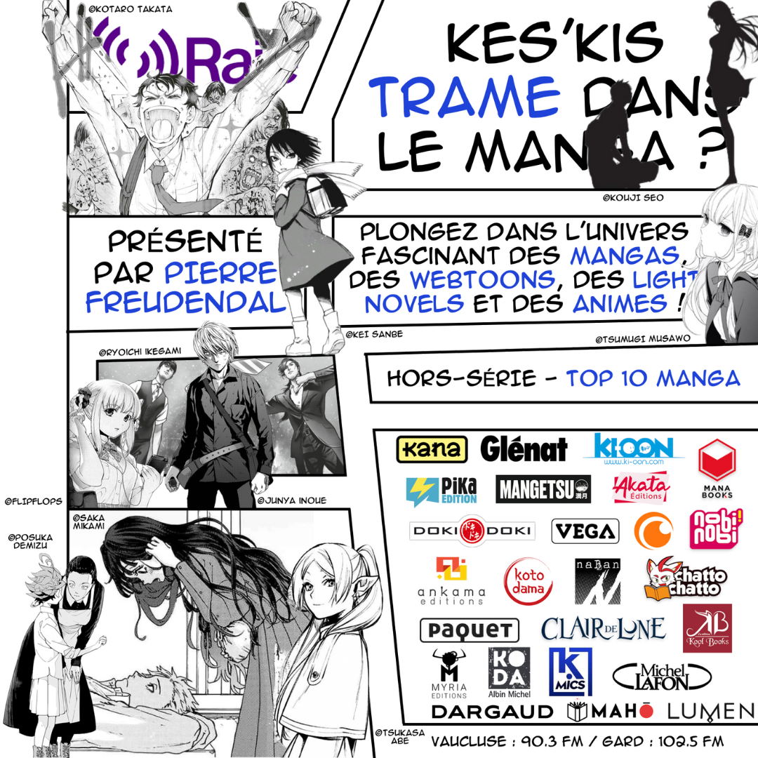 Kes'kis trame dans le manga ? - Hors-série TOP 10 manga